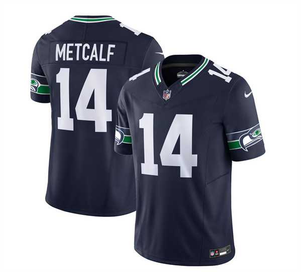 Men & Women & Youth Seattle Seahawks #14 DK Metcalf 2023 F.U.S.E. Navy Limited Jersey->seattle seahawks->NFL Jersey